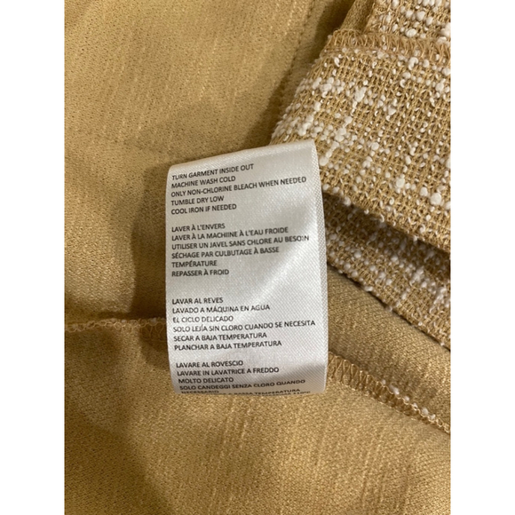 Isaac Mizrahi Stretch Knit Teed Boucle Long Open Cardigan Jacket Women Large - Picture 9 of 12